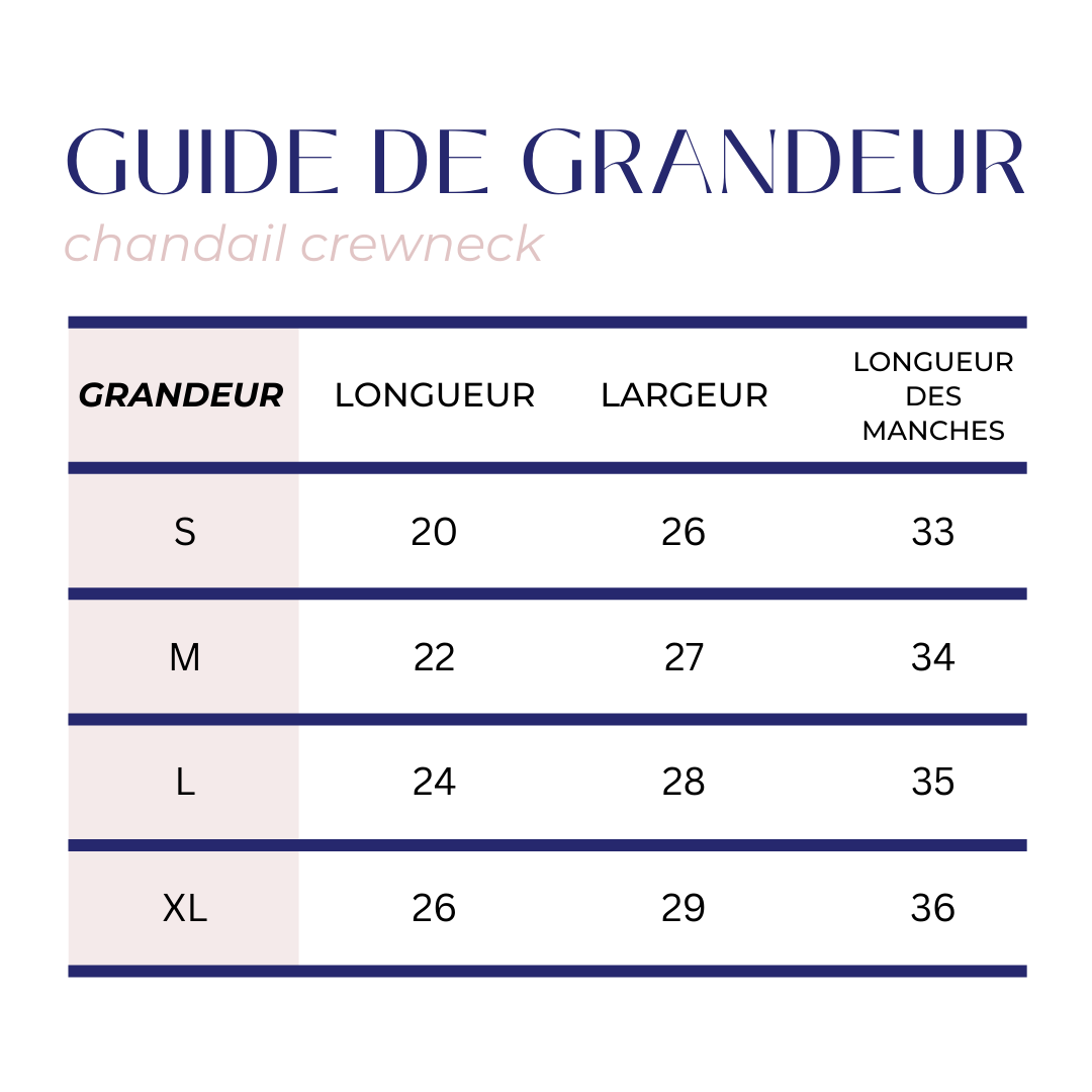 Chandail crewneck « Juste une dernière page »