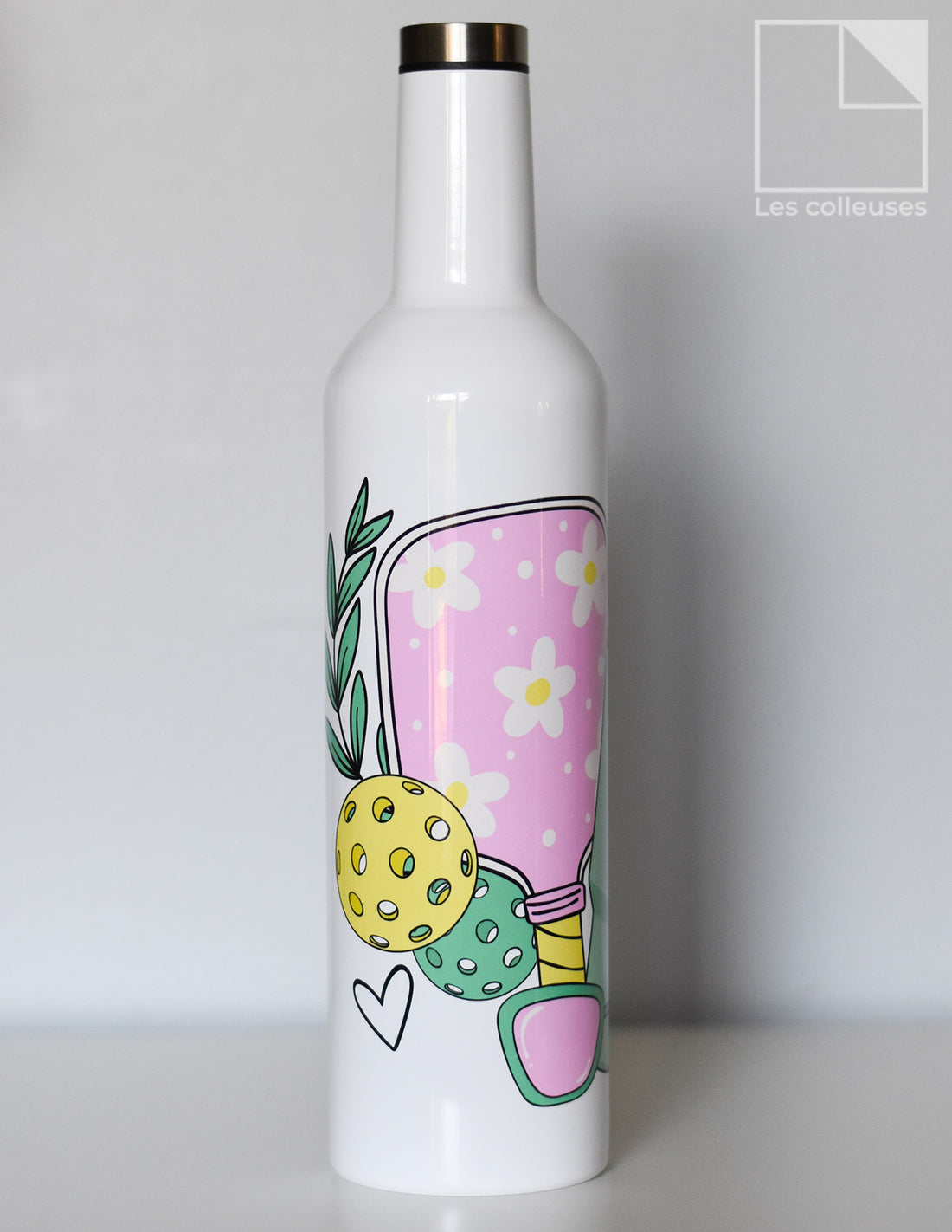 Bouteille thermos « Pickleball - Les essentiels de »