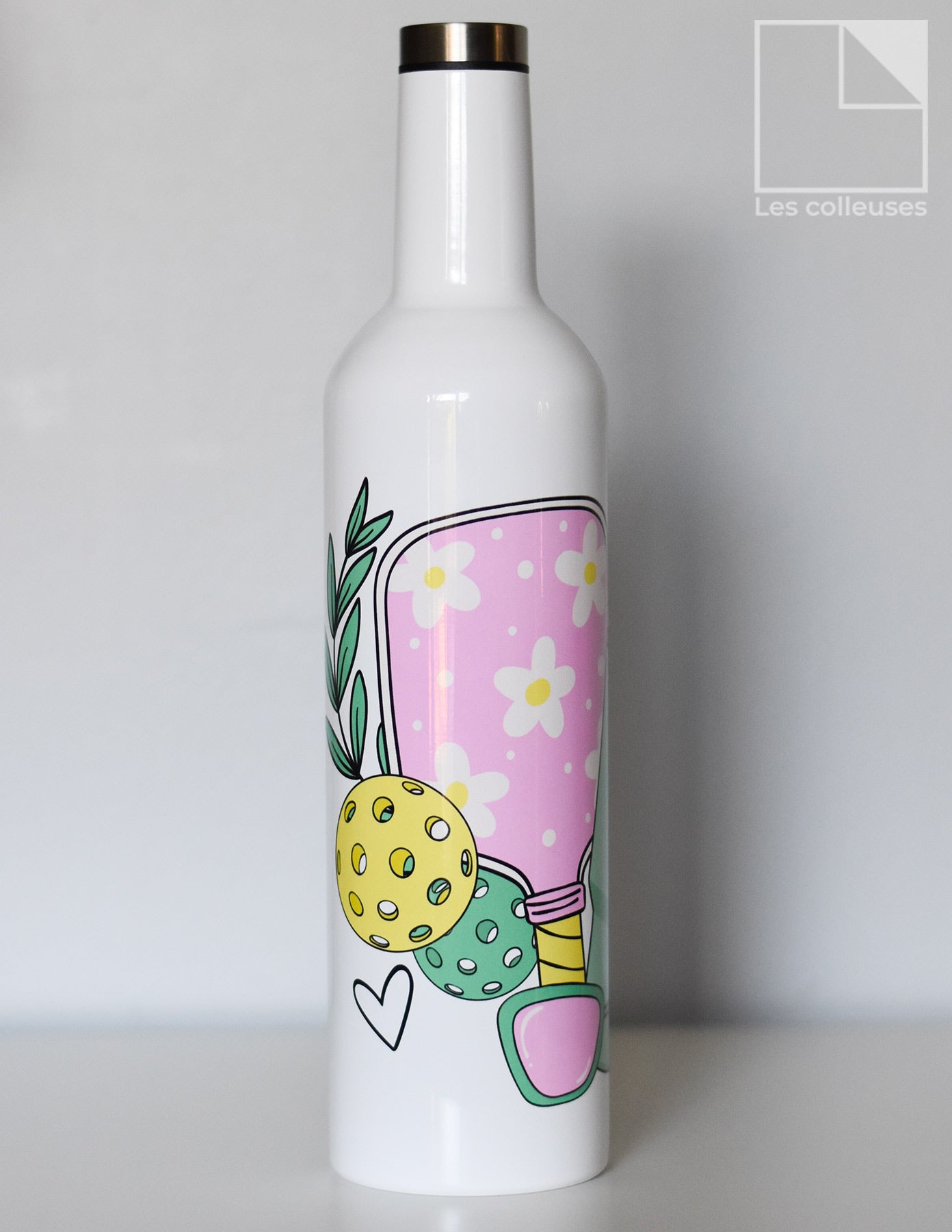 Bouteille thermos « Pickleball - Les essentiels de »