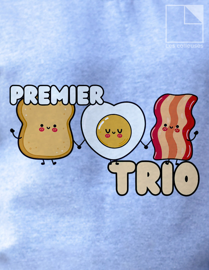 Chandail crewneck enfant « Premier trio »