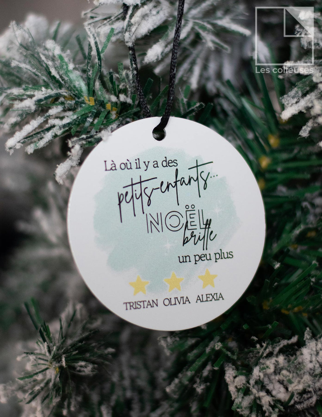 Ornement « Noël brille un peu plus »