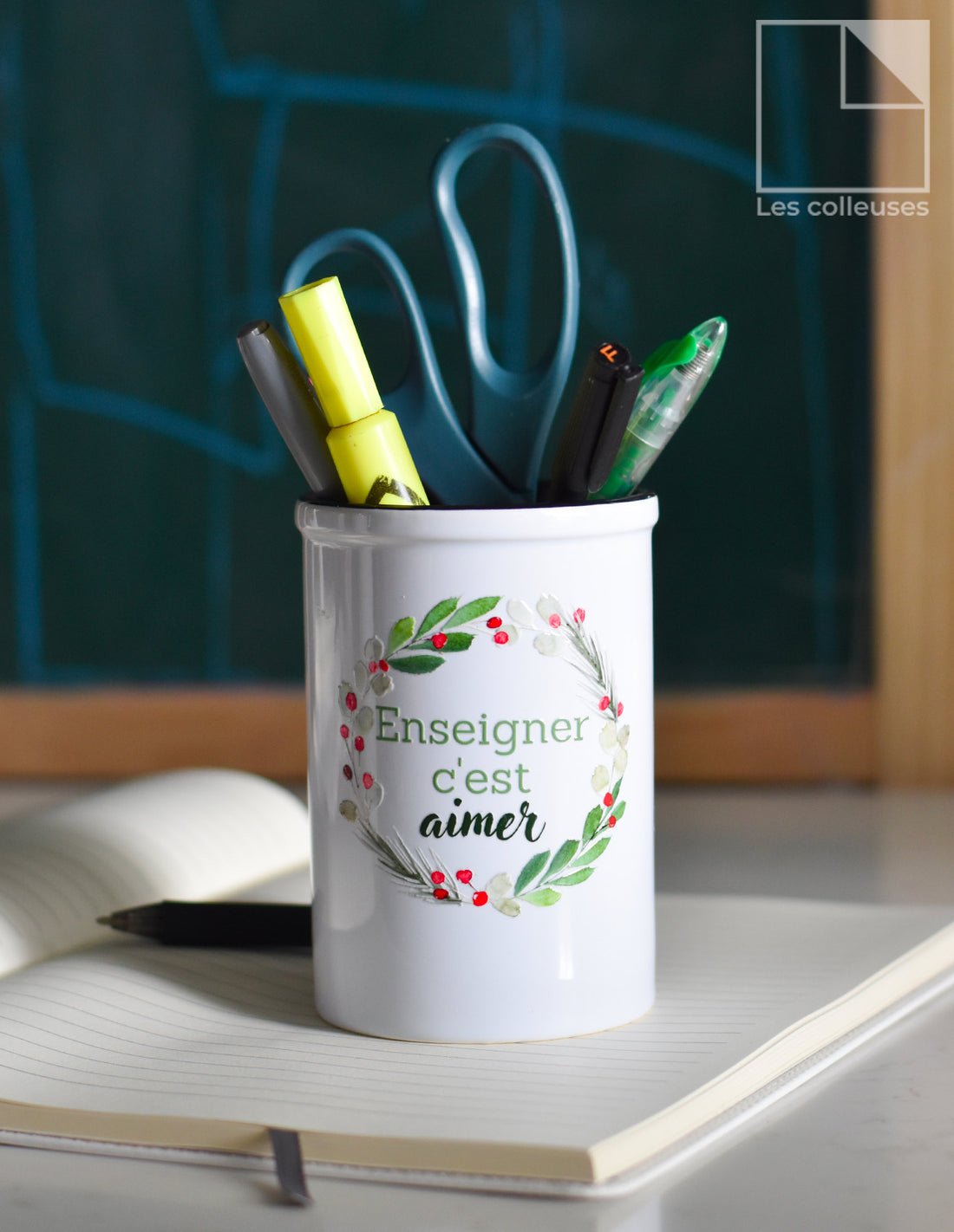 Porte-crayon « Enseigner c&