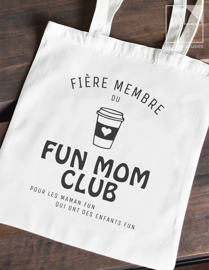 Sac fourre-tout « Fun mom club »