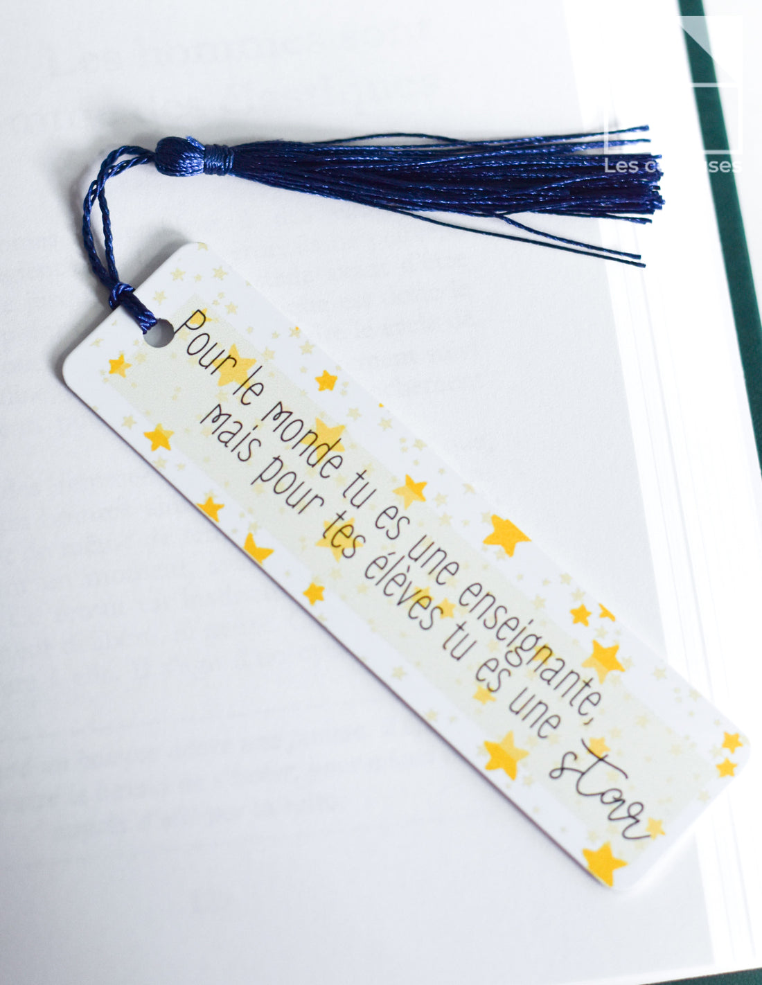 Marque-page « Pour le monde tu es une enseignante »