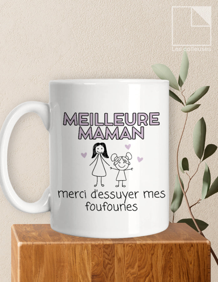 Tasse en céramique « Meilleure maman - drôle »