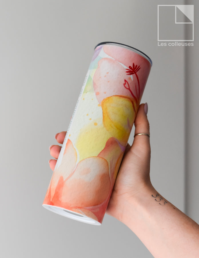 Grand verre à paille thermos « Coordonatrice de feu »