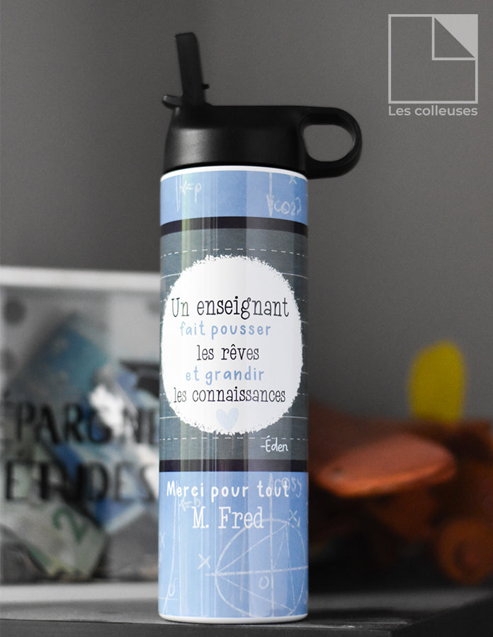 Bouteille thermos 20 oz « Un enseignant »