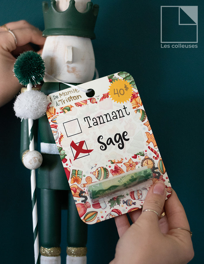 Ornement porte-monnaie « Tannant ou sage »