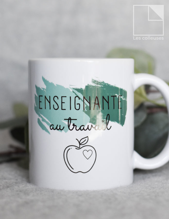 Tasse en céramique « Enseignante au travail »