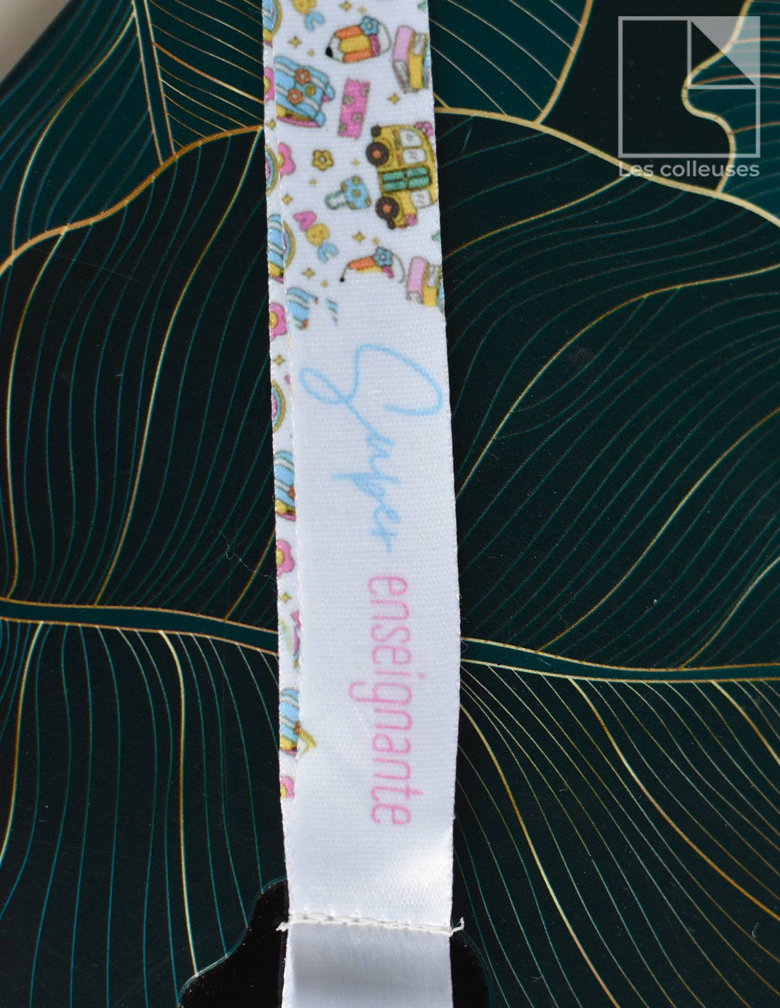 Cordon tour de cou « Super enseignante »