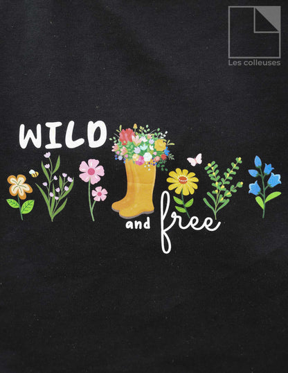 Chandail crewneck « Wild &amp; Free »