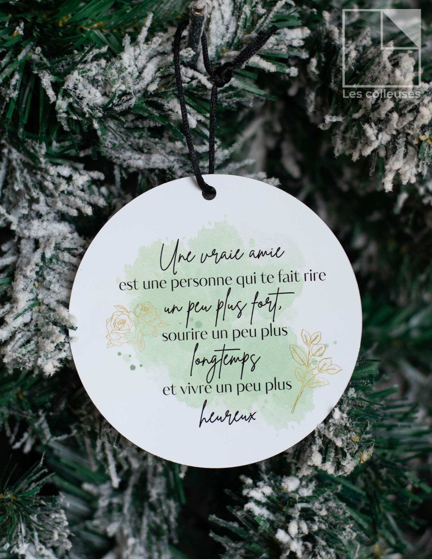 Ornement « Une vraie amie »