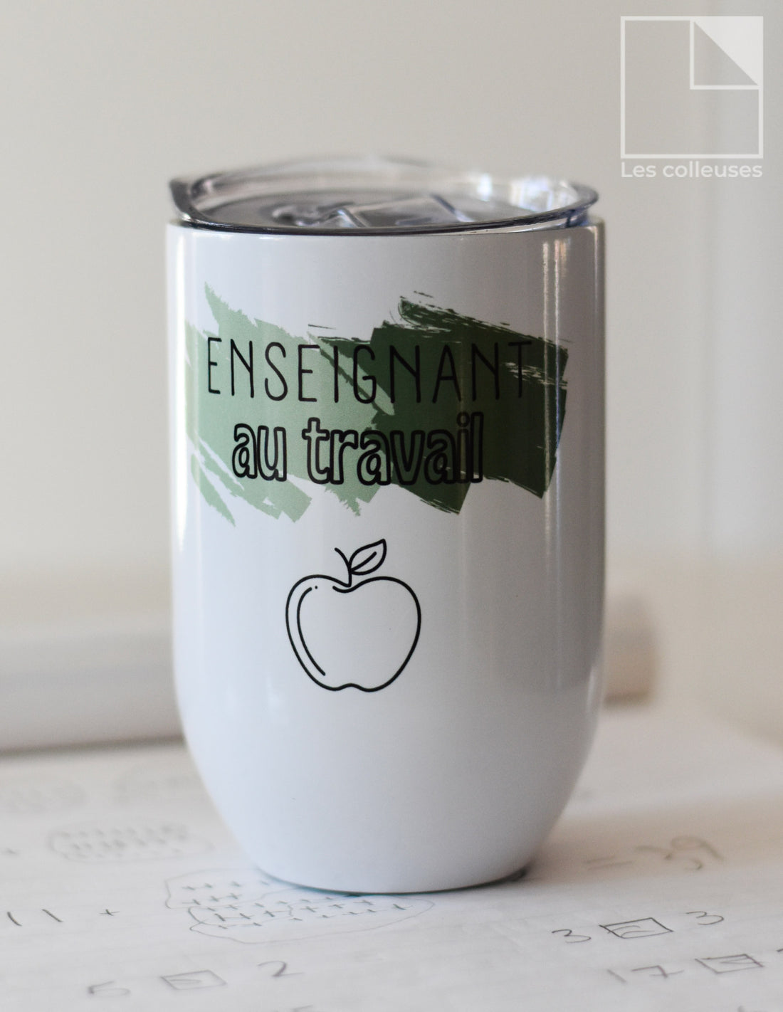 Petit verre thermos « Enseignant au travail »