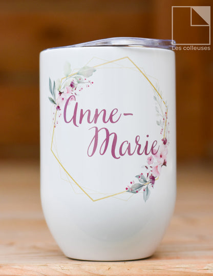 Petit verre thermos « Merci d&