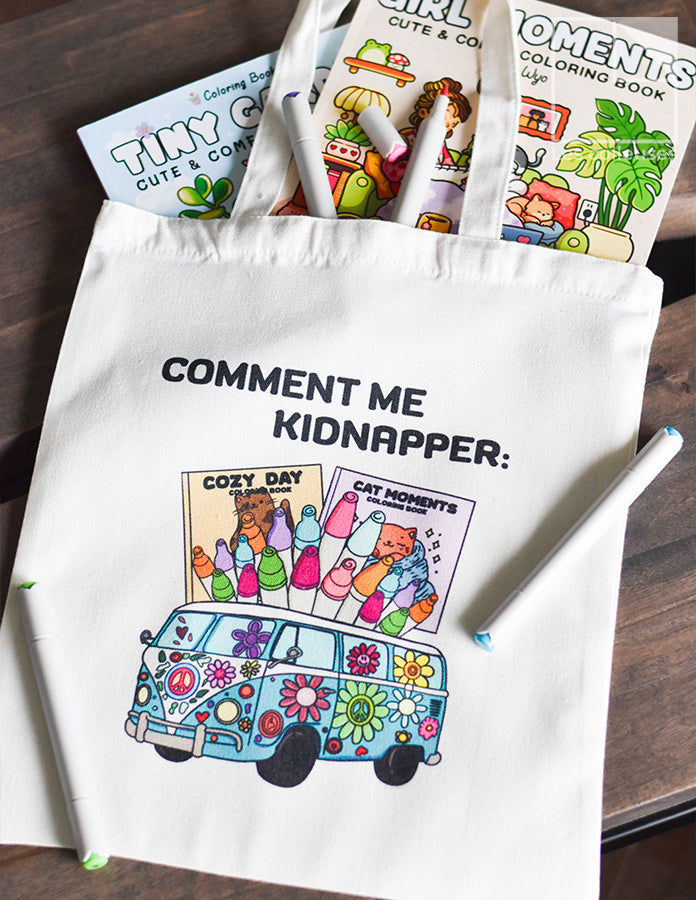 Sac fourre-tout « Comment me kidnapper »