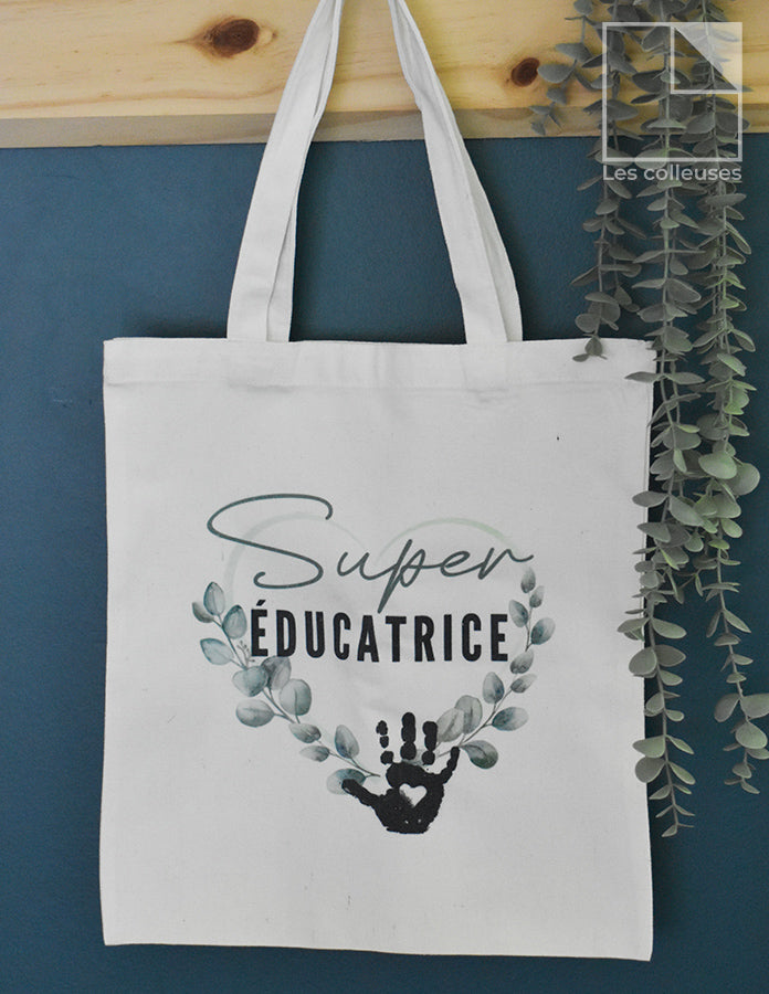 Sac fourre-tout « Super éducatrice »