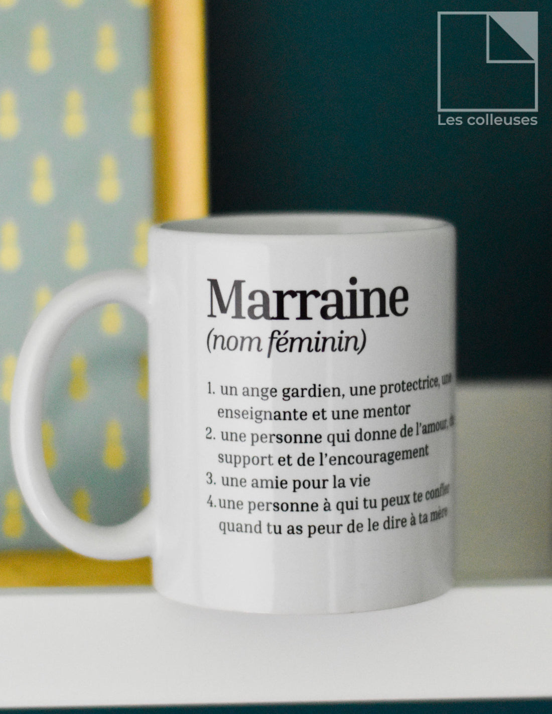 Tasse en céramique « Marraine définition »