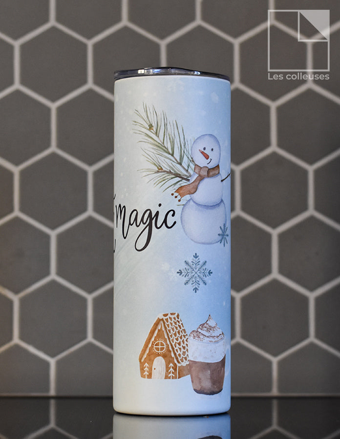 Grand verre à paille thermos « Winter Magic »