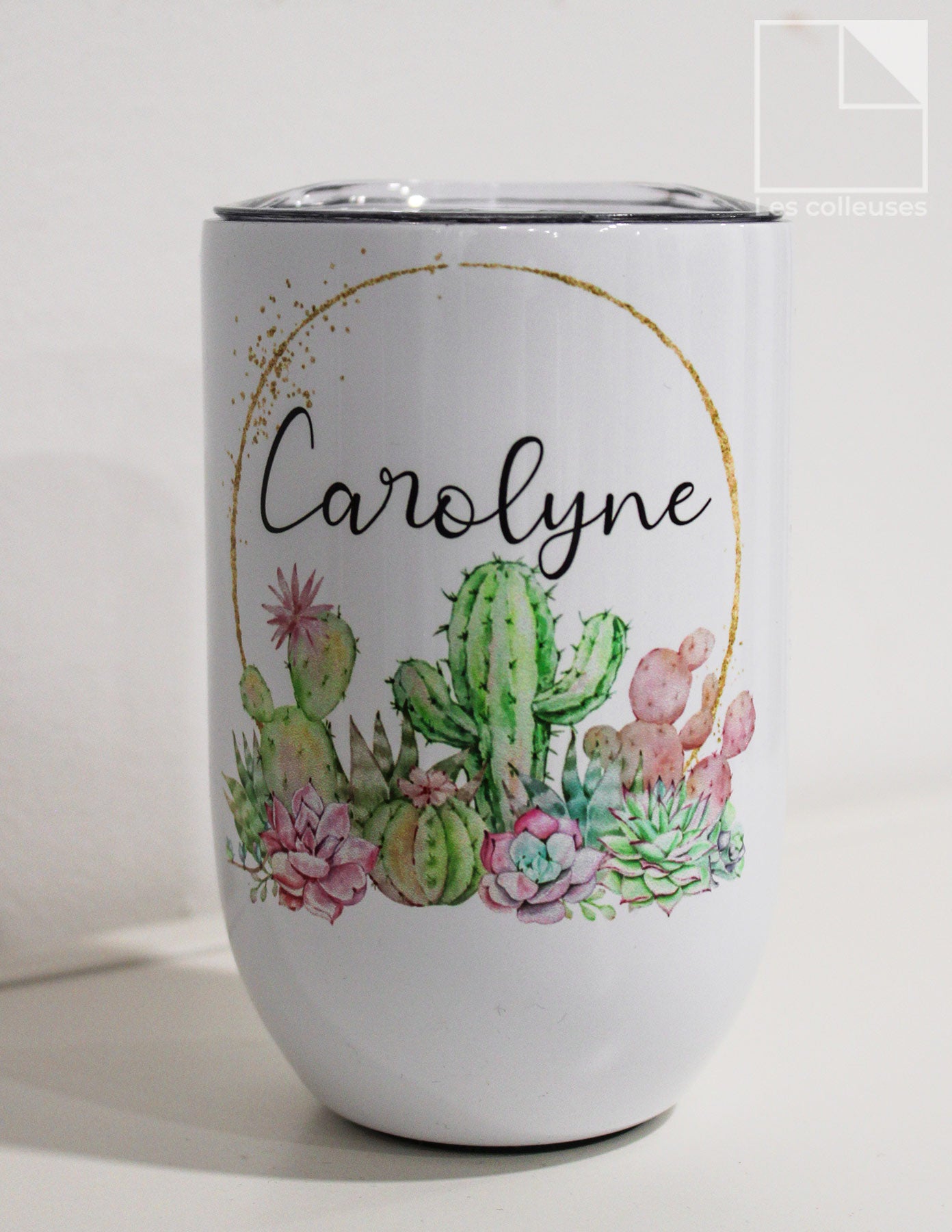 PÀP - Petit verre thermos « Formidable collègue - Carolyne »