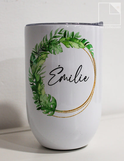 PÀP - Petit verre thermos « Collègues à amies - Émilie »