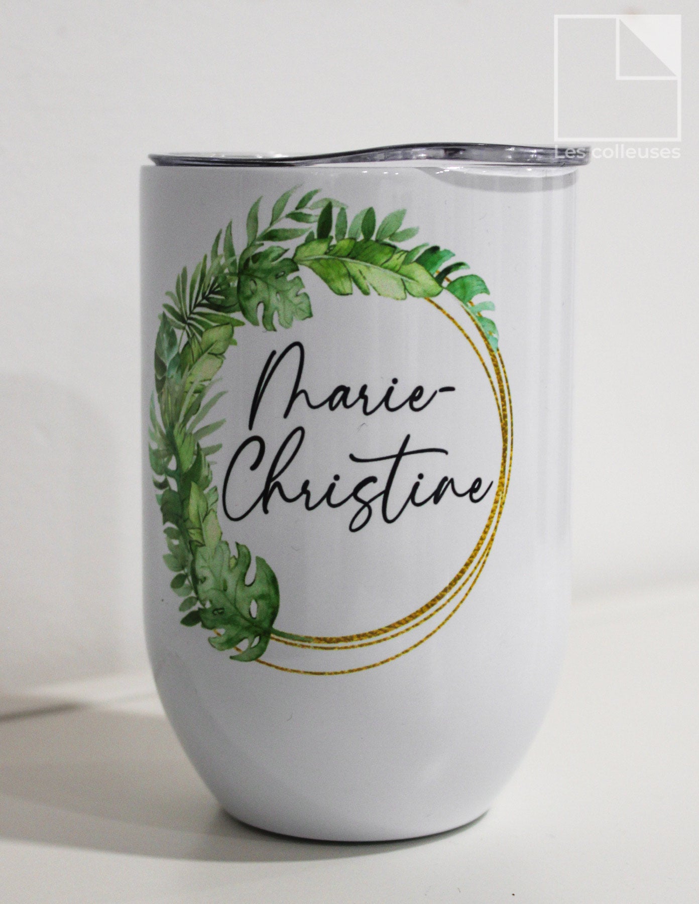 PÀP - Petit verre thermos « Je suis en vacances - Marie-Christine »