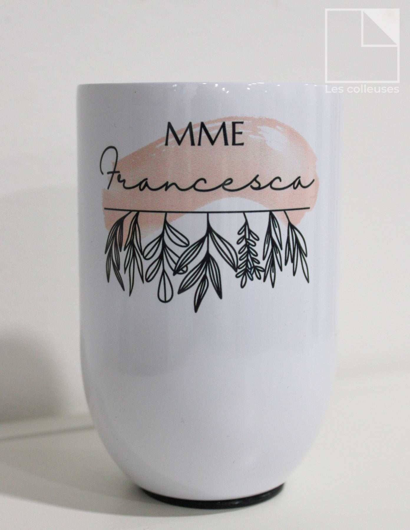 PÀP - Petit verre thermos « Marqué mon histoire - Mme Francesca »