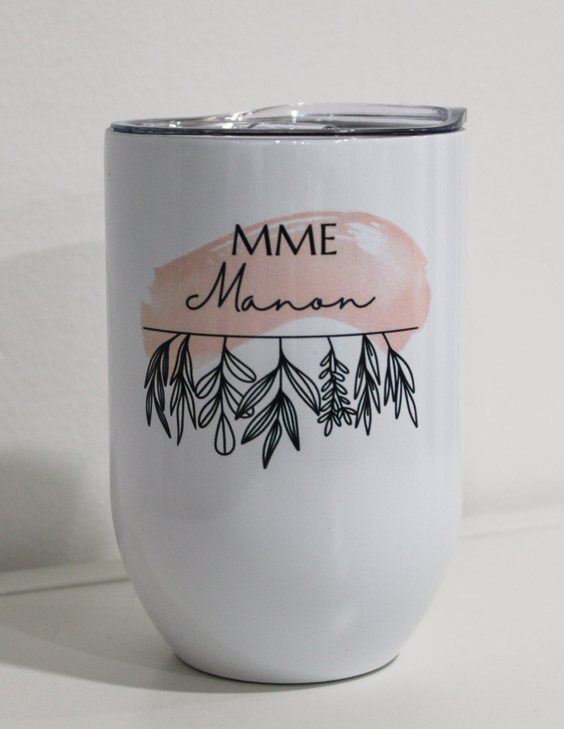 PÀP - Petit verre thermos « Marqué mon histoire - Mme Manon »