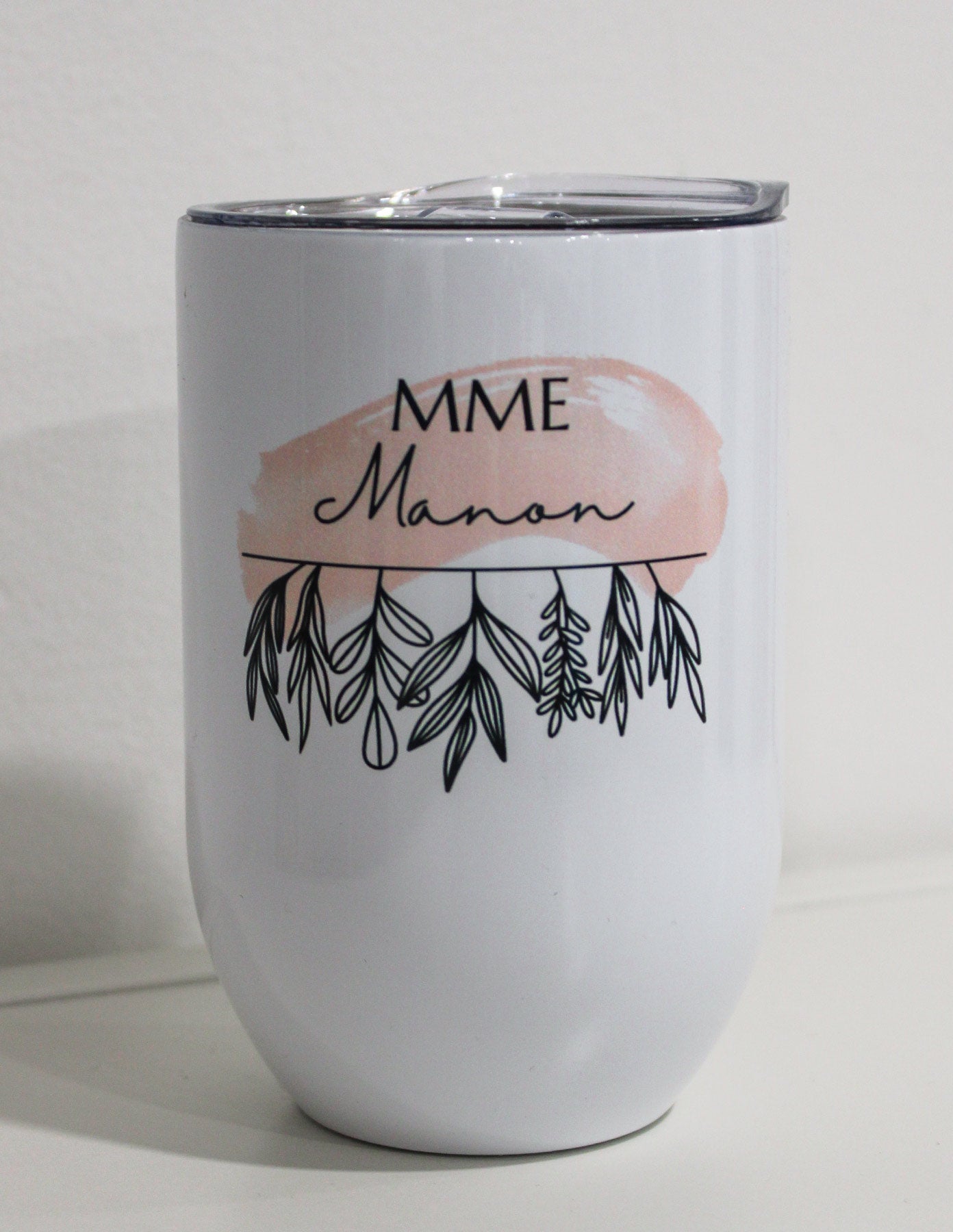 PÀP - Petit verre thermos « Marqué mon histoire - Mme Manon »