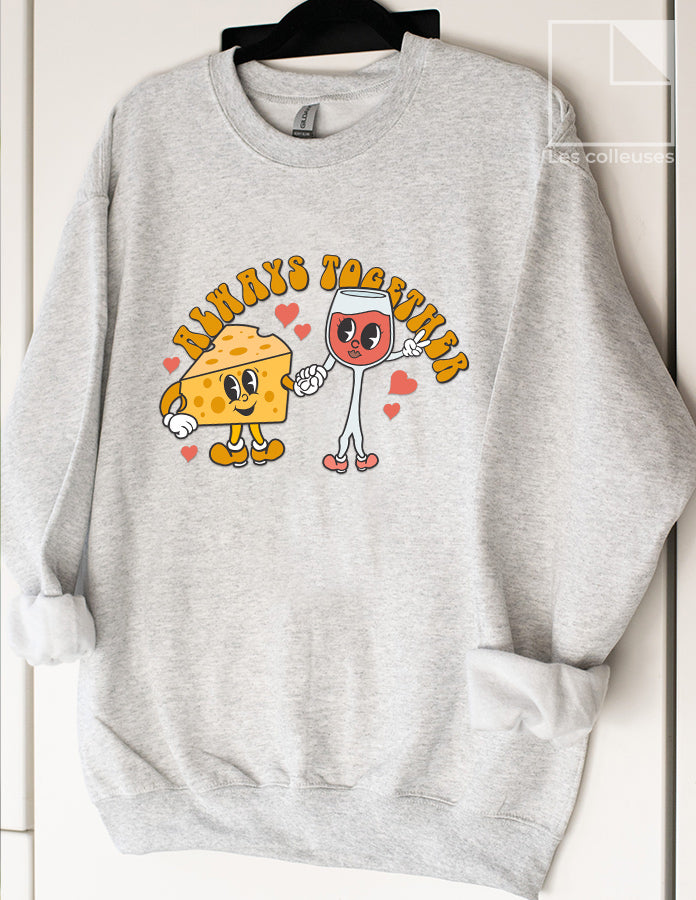 Chandail crewneck « Always together »