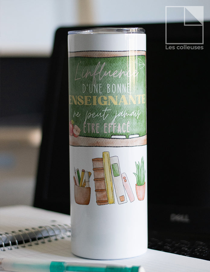 Grand verre à paille thermos « L&