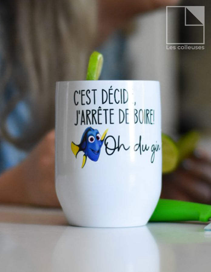 Petit verre thermos «C&