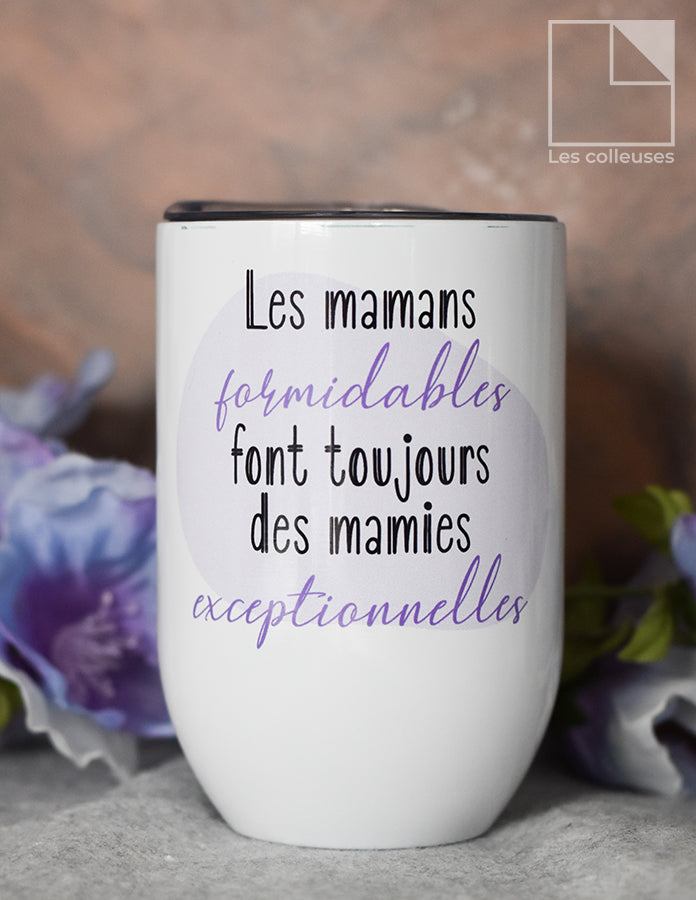 Petit verre thermos « Les mamans exceptionnelles »